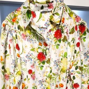Riva Shirt Dress silk floral